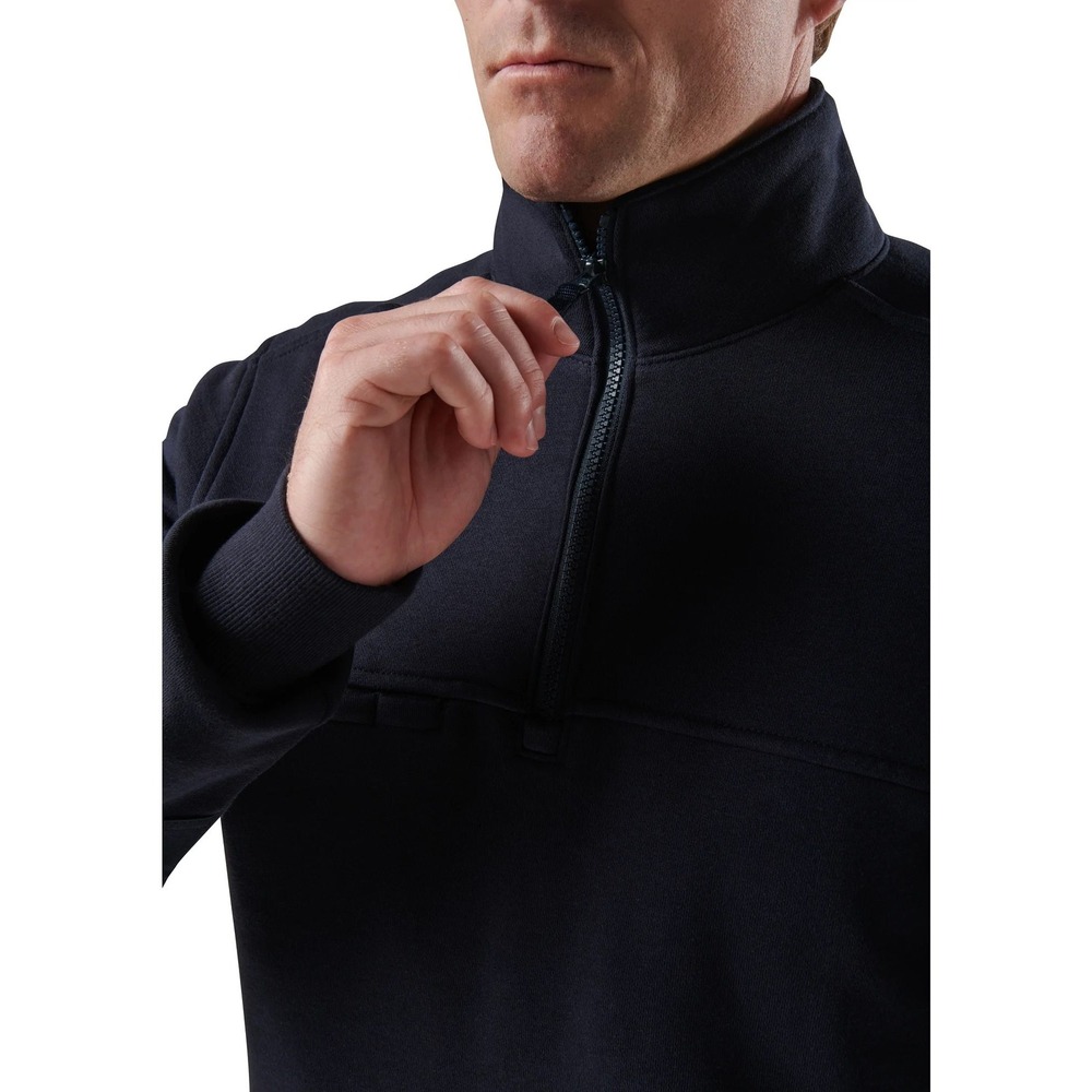 5.11 Tactical Job Shirt Quarter Zip 2.0 Fire Navy Size Large Regular New W/ Tags - Picture 3 of 11